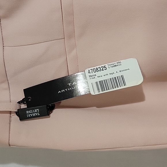 NWT Tahari Pink Wide Leg Trouser Puddle Palazzo Pants - Picture 9 of 11